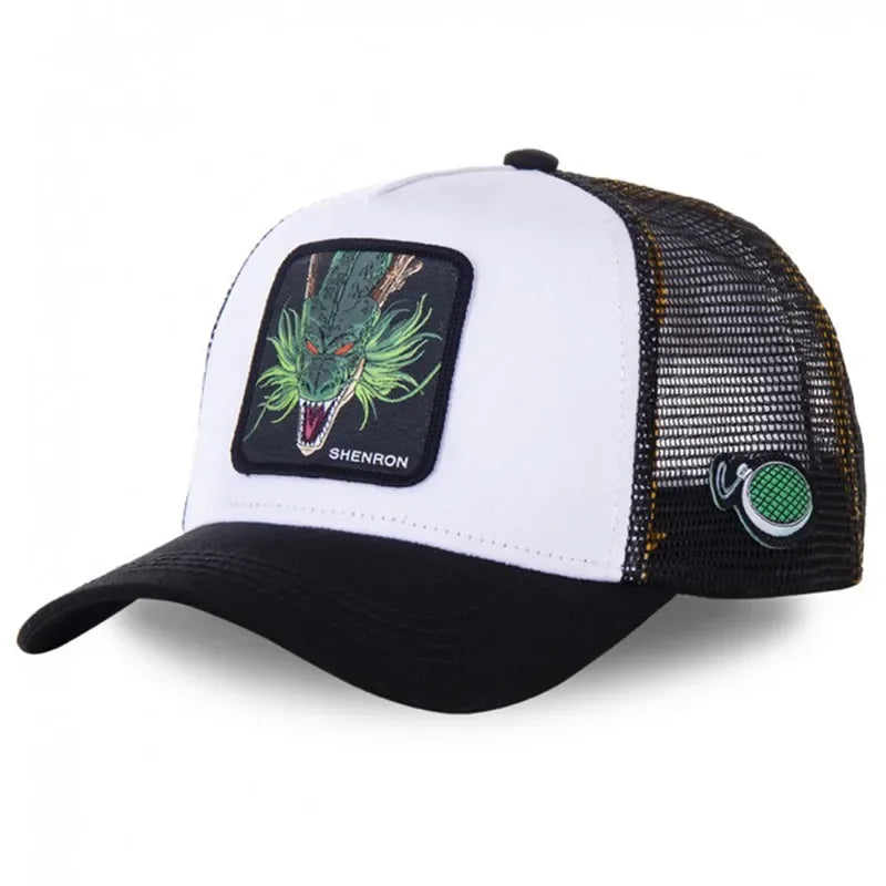 Gorra Dragon Ball Son Goku Verano Bordada Hip Hop Malla Ajustable - Corporación Turística