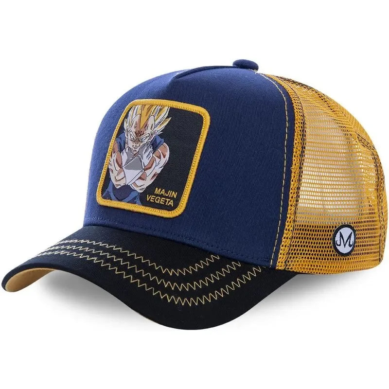 Gorra Dragon Ball Son Goku Verano Bordada Hip Hop Malla Ajustable - Corporación Turística