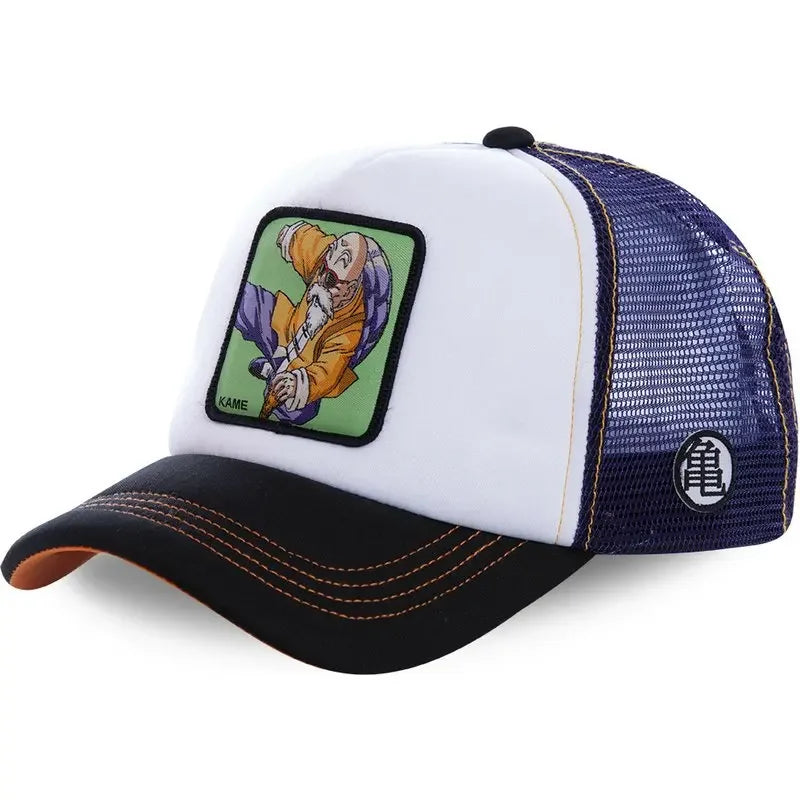 Gorra Dragon Ball Son Goku Verano Bordada Hip Hop Malla Ajustable - Corporación Turística