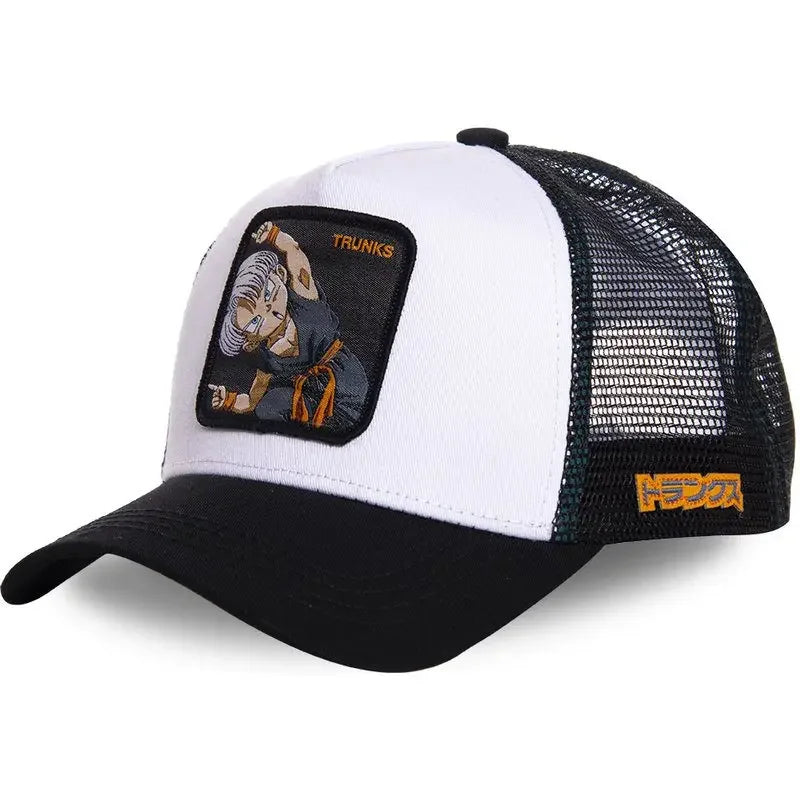 Gorra Dragon Ball Son Goku Verano Bordada Hip Hop Malla Ajustable - Corporación Turística