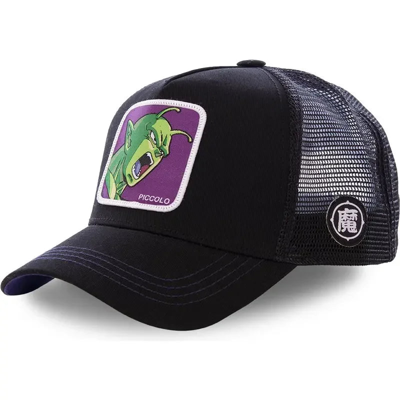 Gorra Dragon Ball Son Goku Verano Bordada Hip Hop Malla Ajustable - Corporación Turística