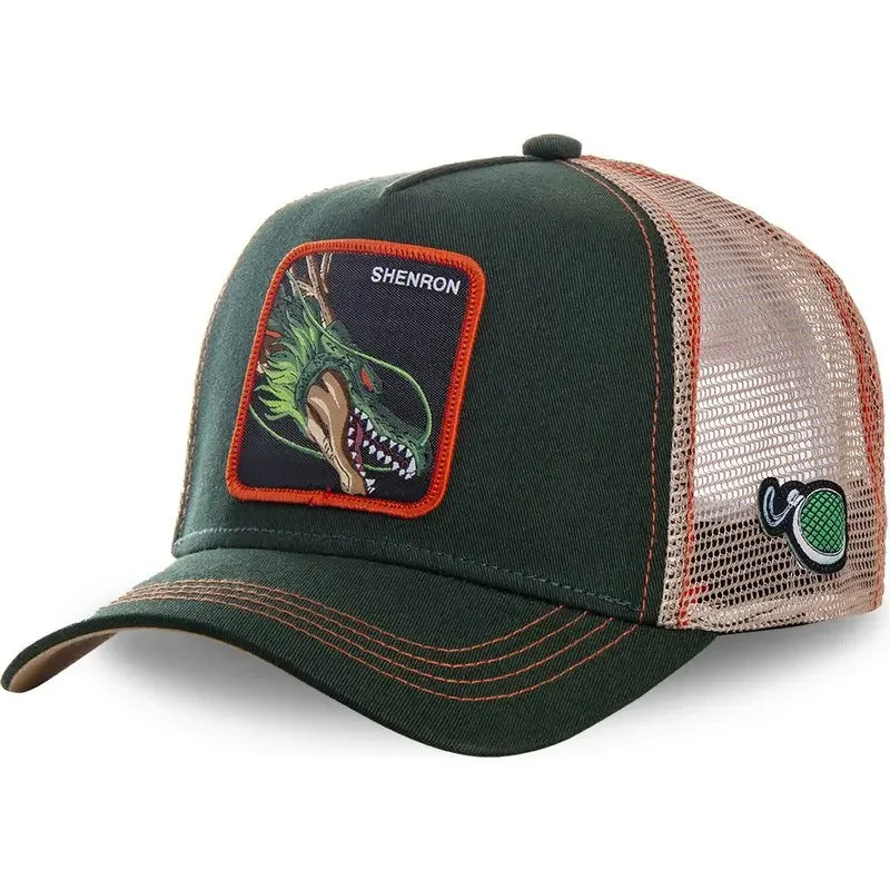 Gorra Dragon Ball Son Goku Verano Bordada Hip Hop Malla Ajustable - Corporación Turística