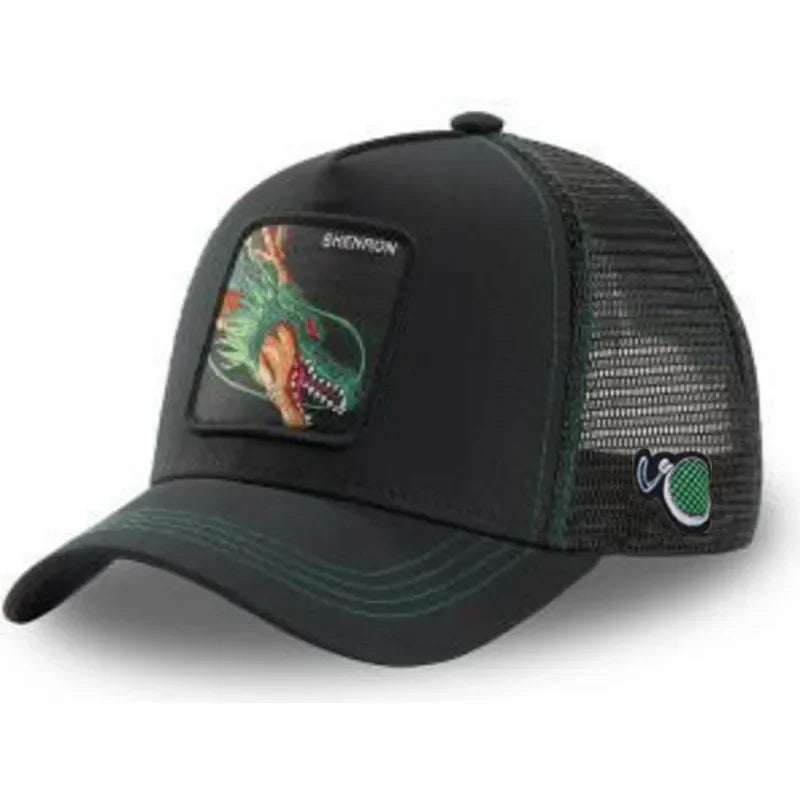 Gorra Dragon Ball Son Goku Verano Bordada Hip Hop Malla Ajustable - Corporación Turística