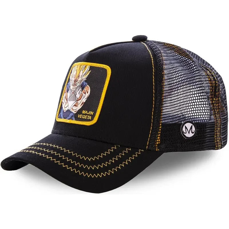 Gorra Dragon Ball Son Goku Verano Bordada Hip Hop Malla Ajustable - Corporación Turística