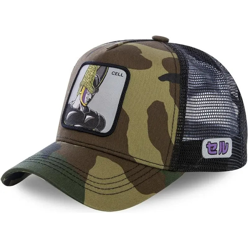 Gorra Dragon Ball Son Goku Verano Bordada Hip Hop Malla Ajustable - Corporación Turística