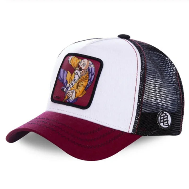 Gorra Dragon Ball Son Goku Verano Bordada Hip Hop Malla Ajustable - Corporación Turística