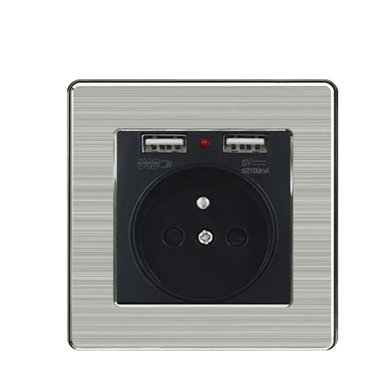 Interruptor LED 1-4 Gang BIHU 1/2 Vía Acero Inoxidable