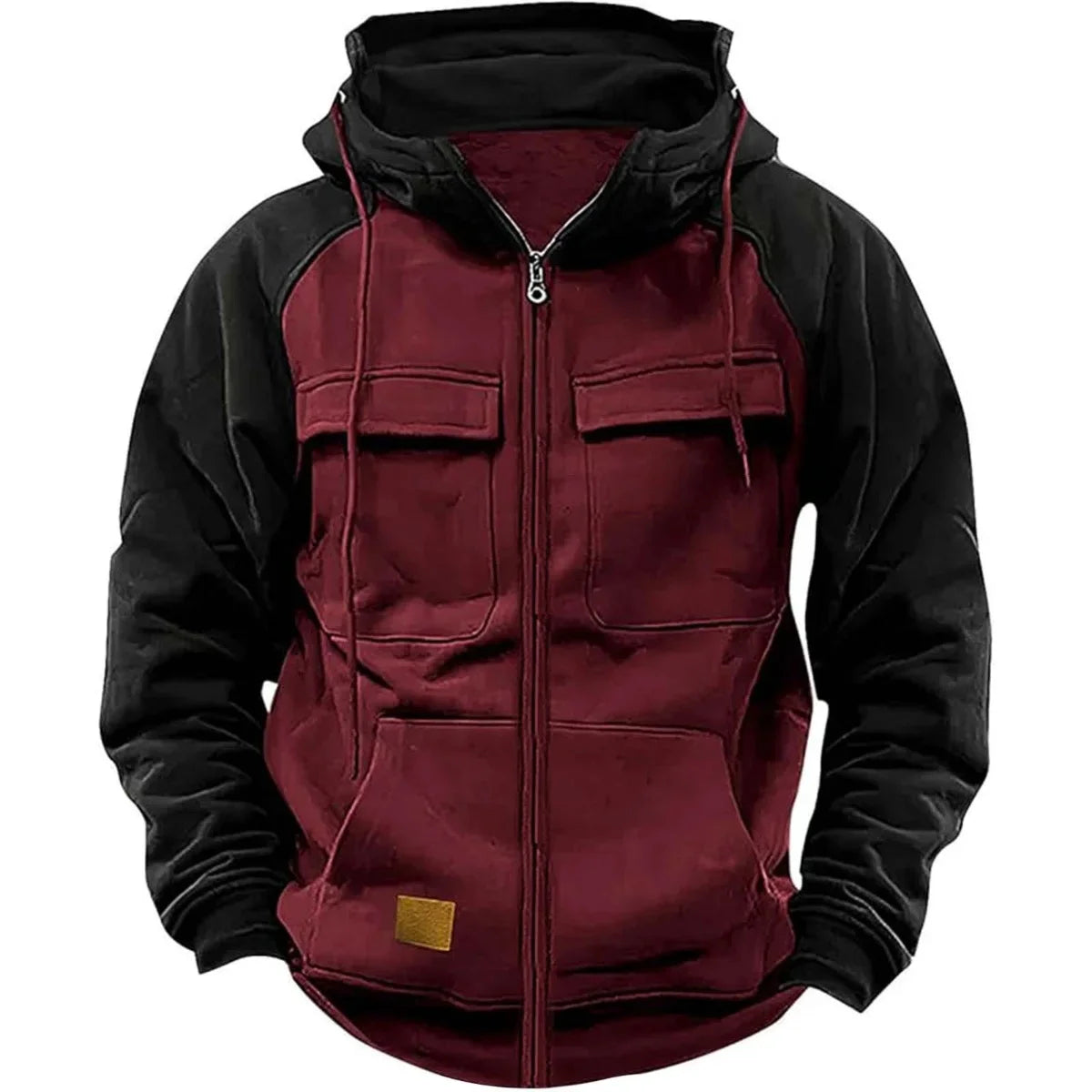 Sudadera Retro Hombre BOILEN HENG XIN Cierre Cremallera Otoño Invierno