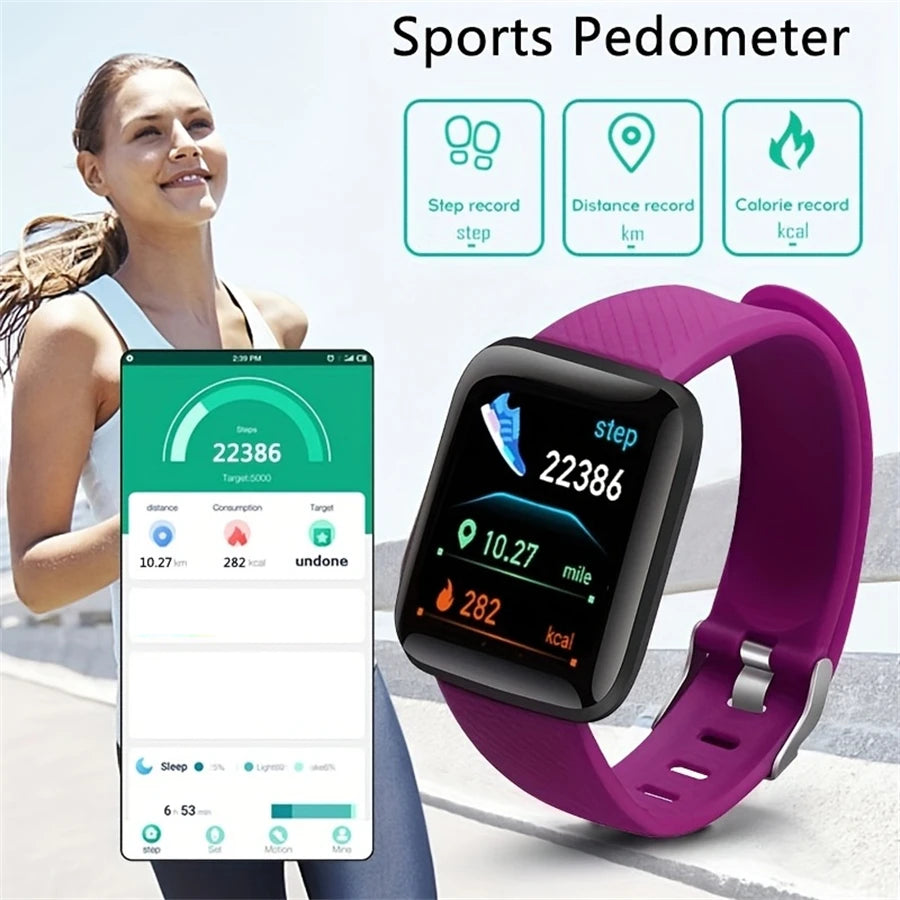 Reloj Inteligente CHAONB Hombre Mujer Fitness Monitor Llamadas Android iOS - Corporación Turística