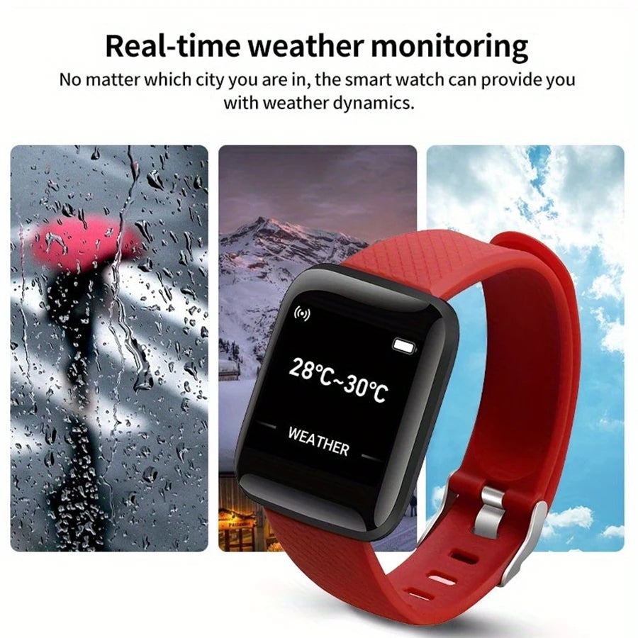 Reloj Inteligente CHAONB Hombre Mujer Fitness Monitor Llamadas Android iOS - Corporación Turística