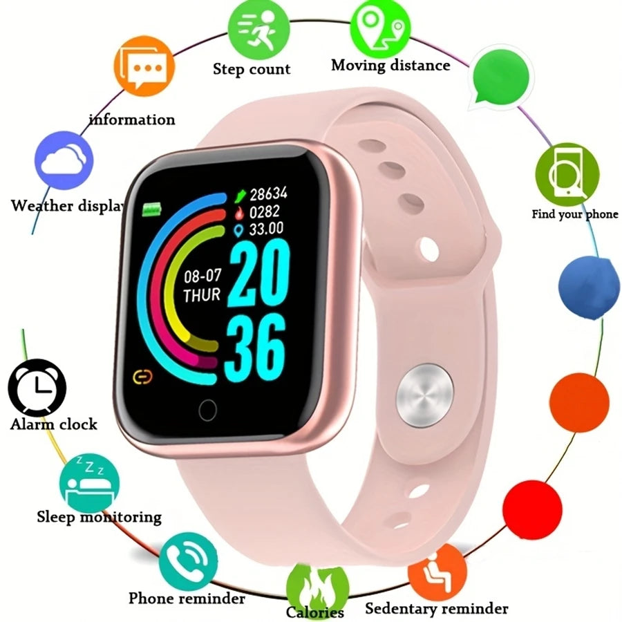 Reloj Inteligente CHAONB Hombre Mujer Fitness Monitor Llamadas Android iOS - Corporación Turística