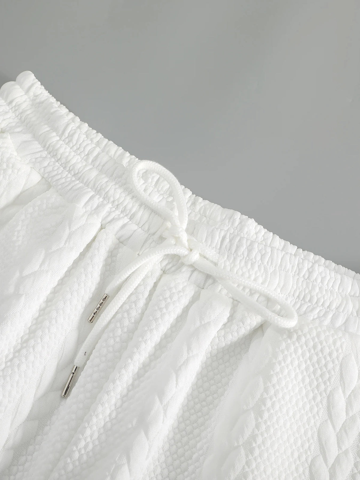 Pantalones Cortos Blancos Hombre Verano Transpirables CONJUESS 5" - Corporación Turística
