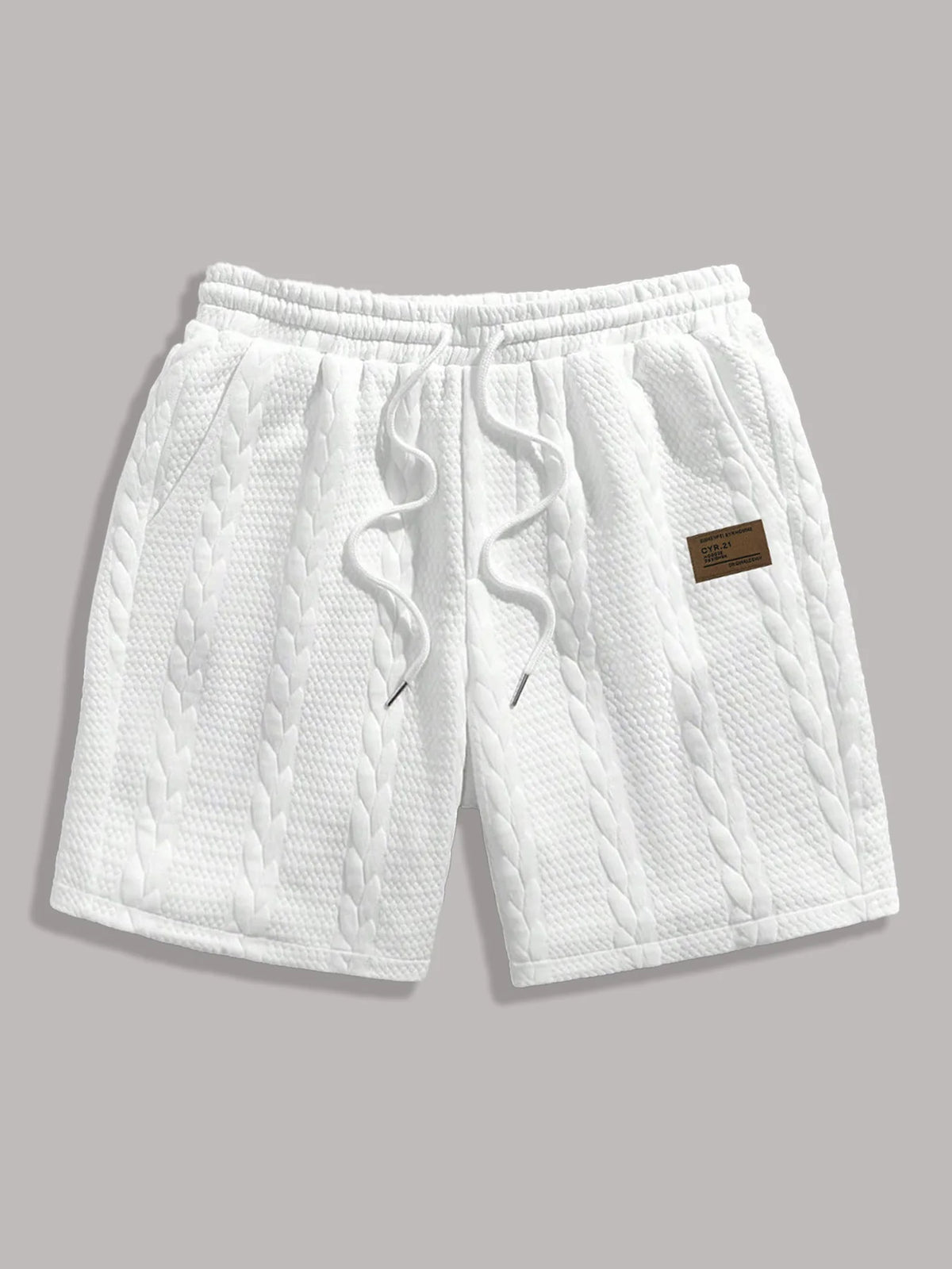 Pantalones Cortos Blancos Hombre Verano Transpirables CONJUESS 5" - Corporación Turística