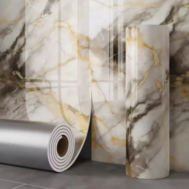Rollo de papel tapiz de mármol para decoración de paredes