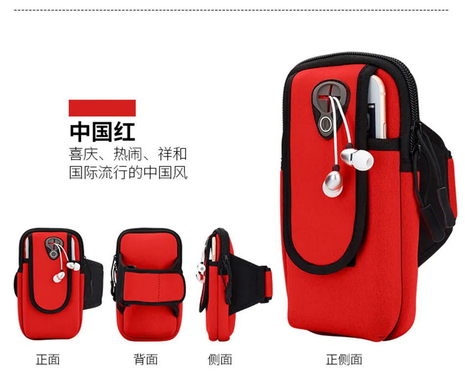 Brazalete Deportivo Universal: Bolsa Impermeable para Correr - Corporación Turística