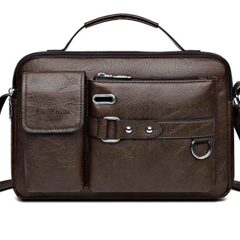 Bolso Mensajero Retro Hombre: Impermeable, Gran Capacidad, Portátil