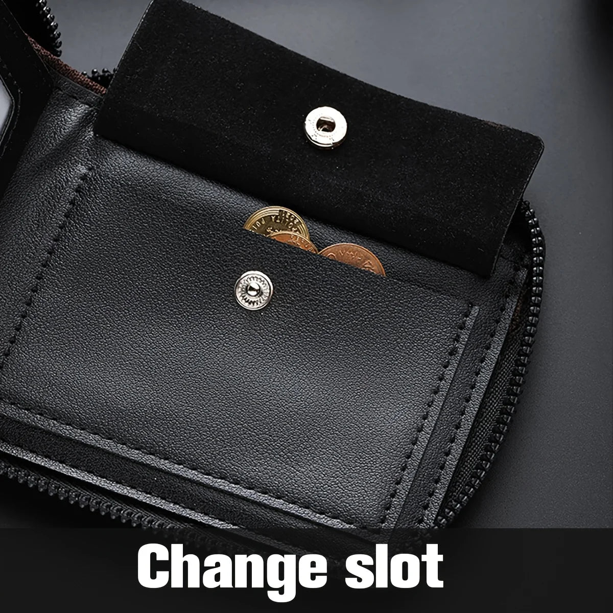 Cartera de Lujo Personalizada para Hombre: Cuero Sintético Grabado - Corporación Turística