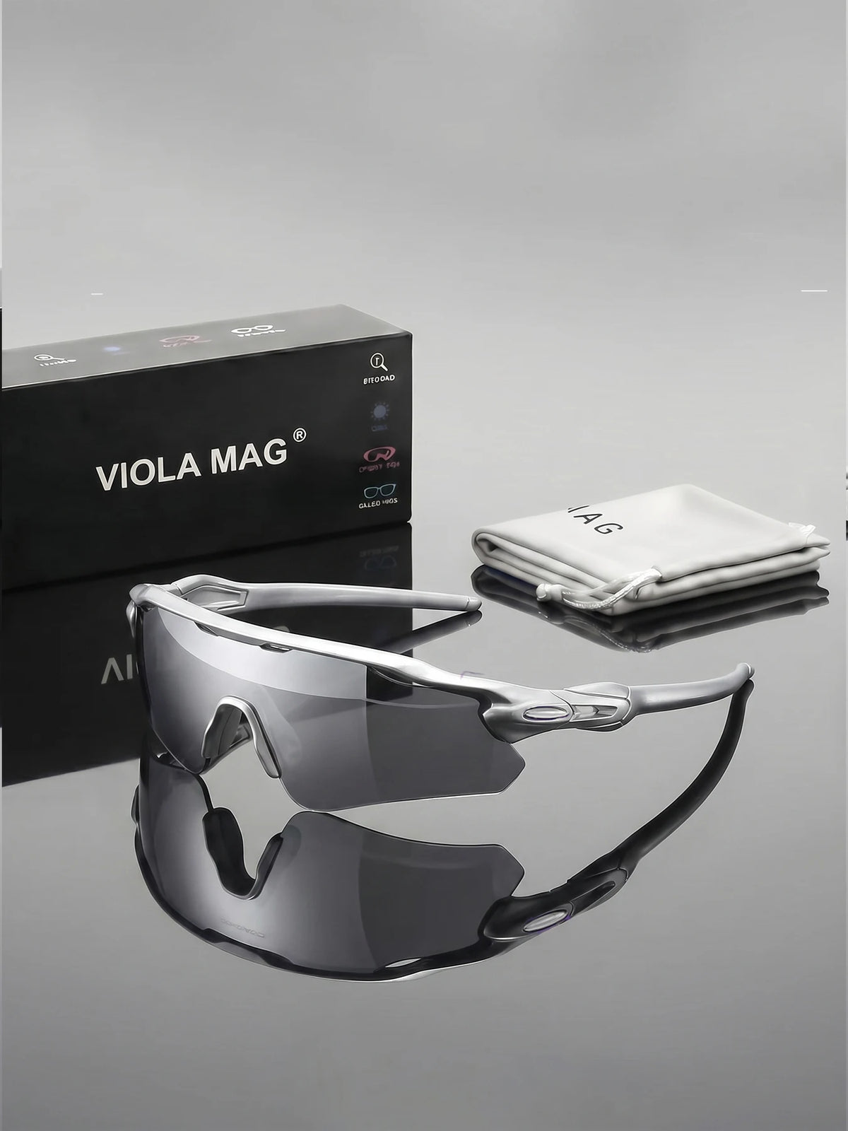 Gafas de Sol VIOLA MAG Media Montura Espejo Unisex - Estilo Diario - Corporación Turística