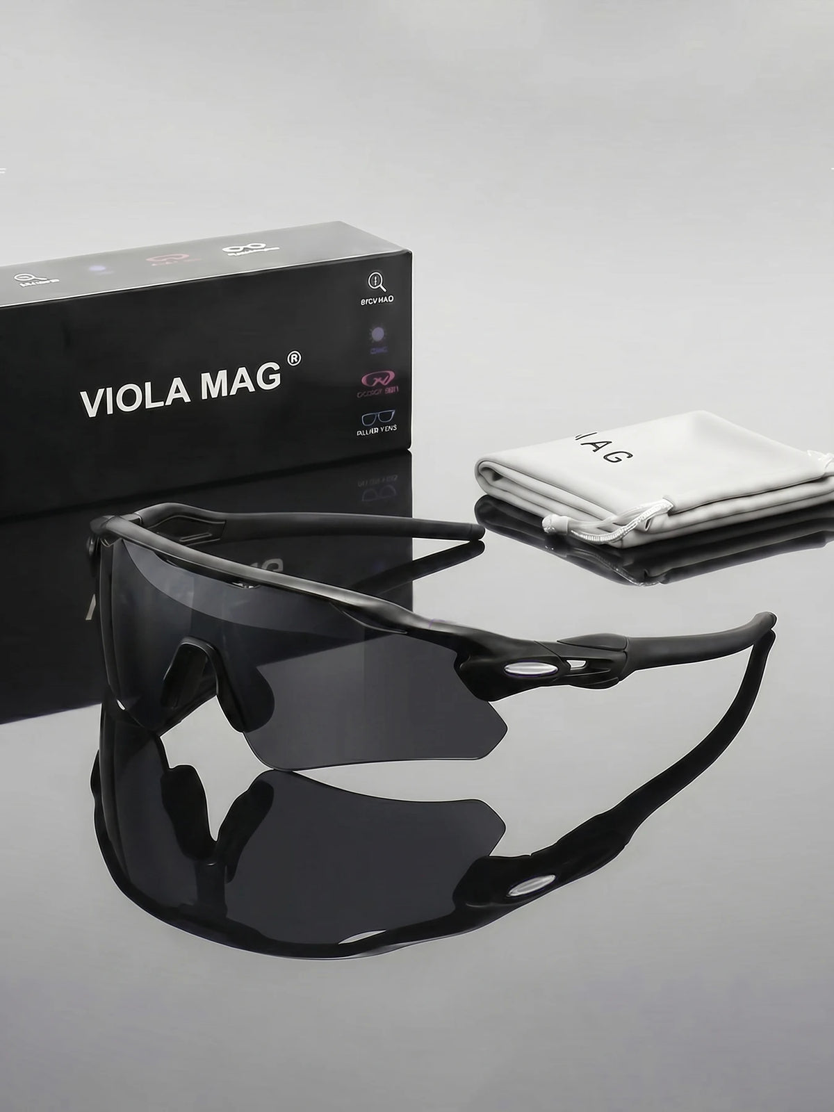Gafas de Sol VIOLA MAG Media Montura Espejo Unisex - Estilo Diario - Corporación Turística