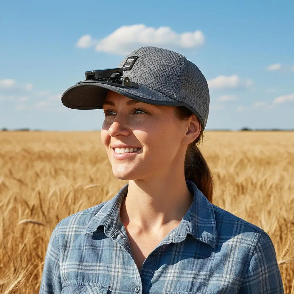 Gorra Solar USB con Ventilador - Verano Transpirable UV Unisex - Corporación Turística