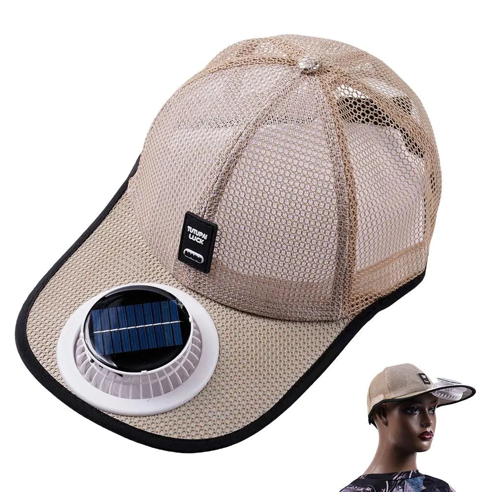 Gorra Solar USB con Ventilador - Verano Transpirable UV Unisex - Corporación Turística