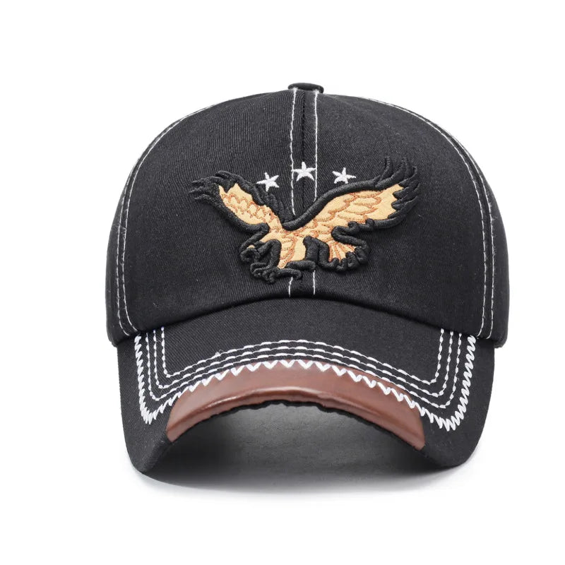 Sombrero Aguila Bordado Moda Verano Unisex - Estilo Béisbol Vacacional - Corporación Turística