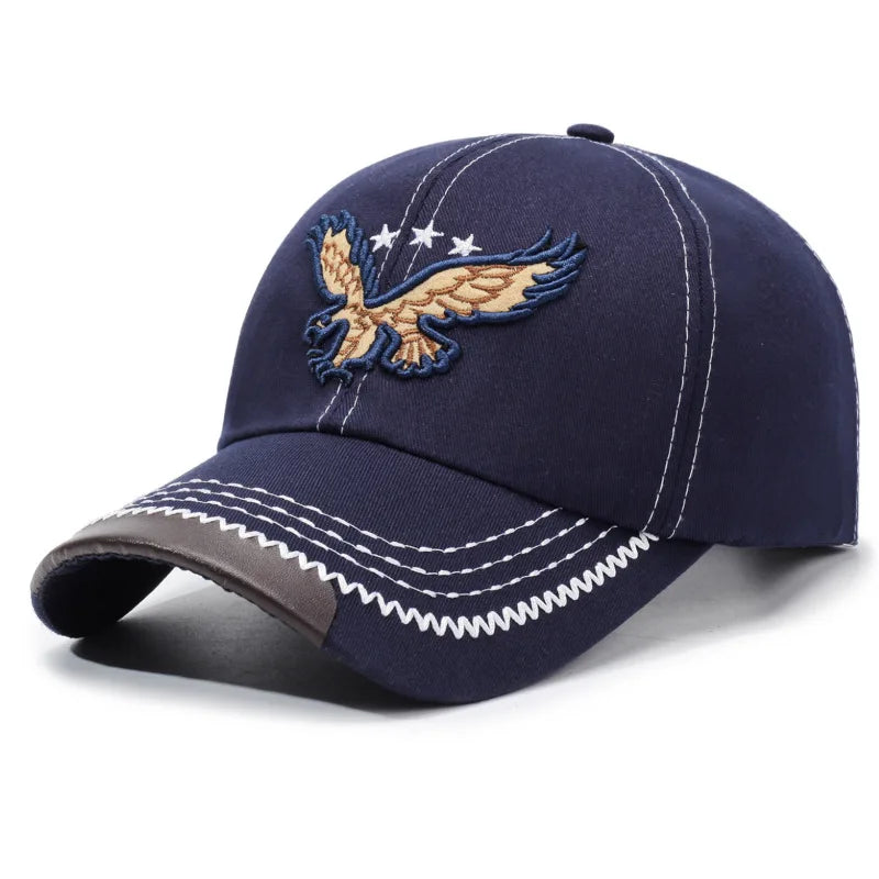 Sombrero Aguila Bordado Moda Verano Unisex - Estilo Béisbol Vacacional - Corporación Turística