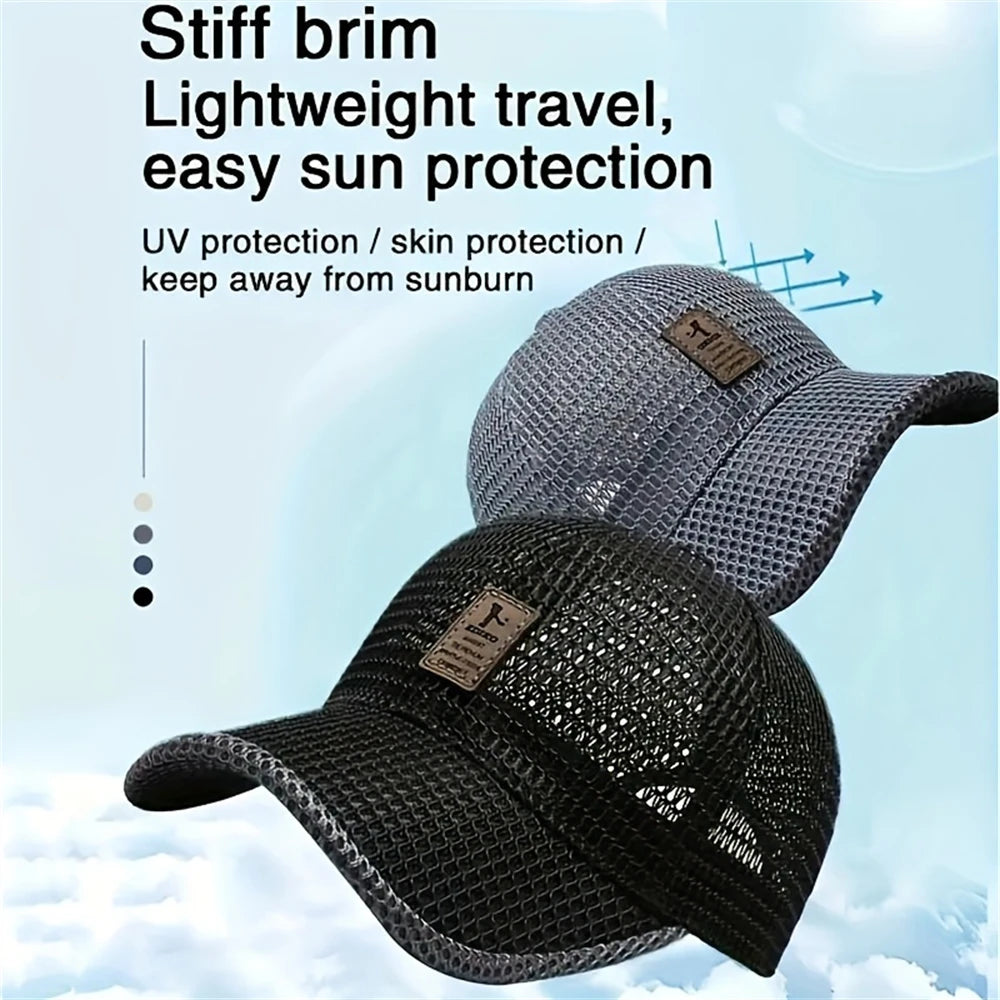 Gorra de Béisbol Transpirable para Parejas – Malla de Secado Rápido - Corporación Turística