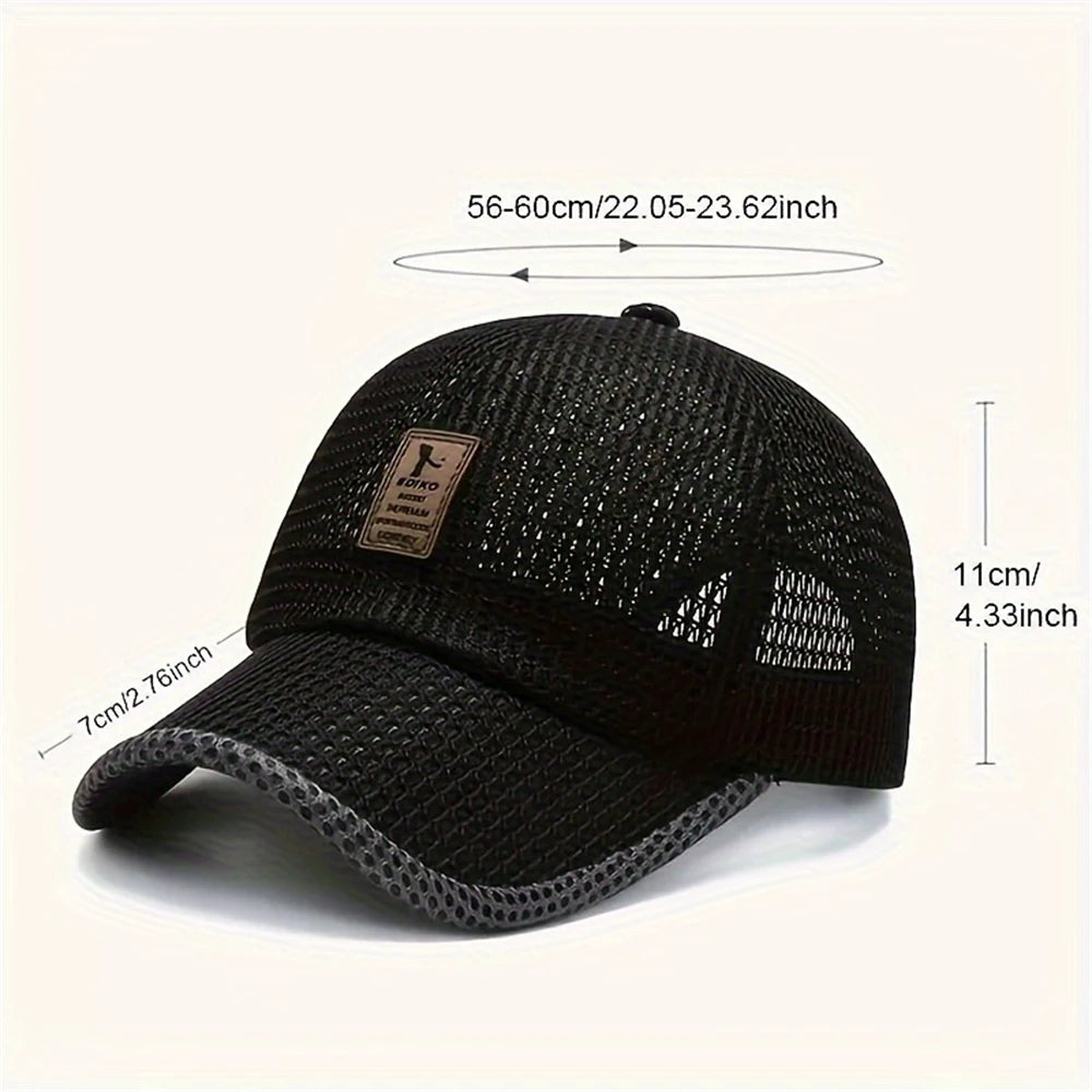Gorra de Béisbol Transpirable para Parejas – Malla de Secado Rápido - Corporación Turística