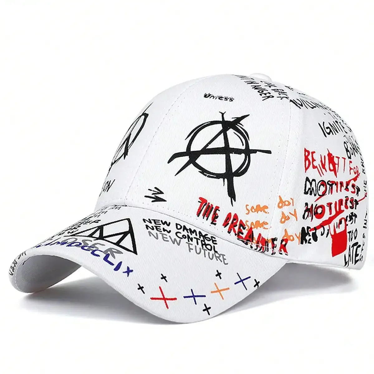 Gorras Graffiti Coloridas Unisex Ajustables Sol Casual Primavera Otoño - Corporación Turística