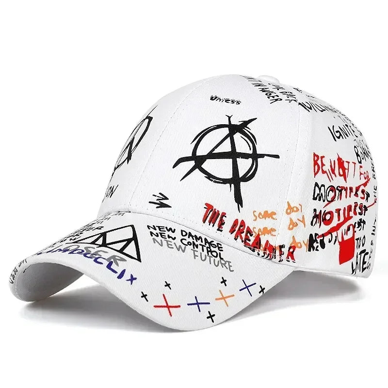 Gorras Graffiti Coloridas Unisex Ajustables Sol Casual Primavera Otoño - Corporación Turística