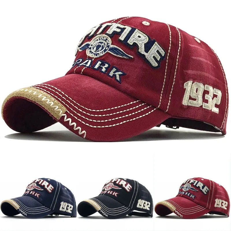 Gorra de Béisbol Bordada Algodón Estilo Hip Hop - Verano Unisex - Corporación Turística