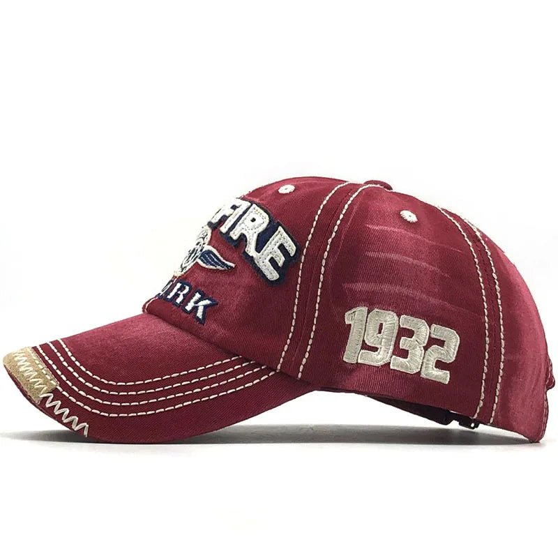 Gorra de Béisbol Bordada Algodón Estilo Hip Hop - Verano Unisex - Corporación Turística