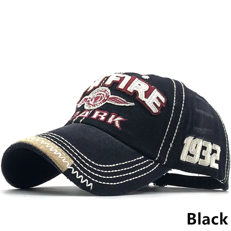 Gorra de Béisbol Bordada Algodón Estilo Hip Hop - Verano Unisex - Corporación Turística