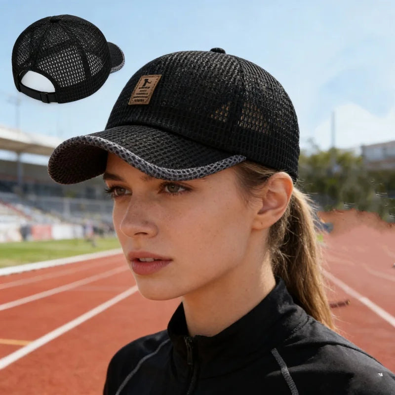 Gorra Malla Verano Secado Rápido Transpirable Anti-UV Hombre Mujer - Corporación Turística