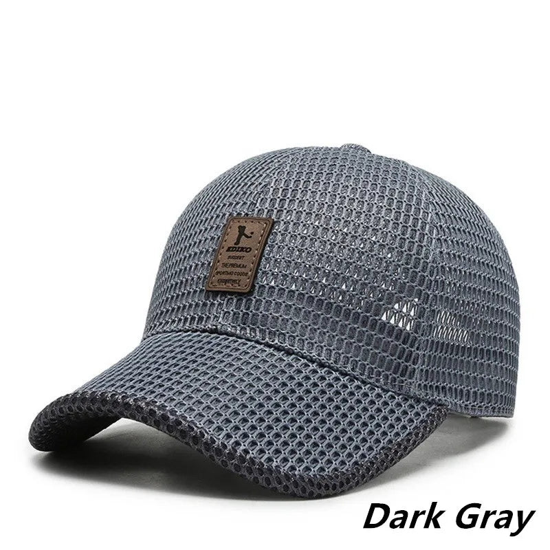 Gorra Malla Verano Secado Rápido Transpirable Anti-UV Hombre Mujer - Corporación Turística