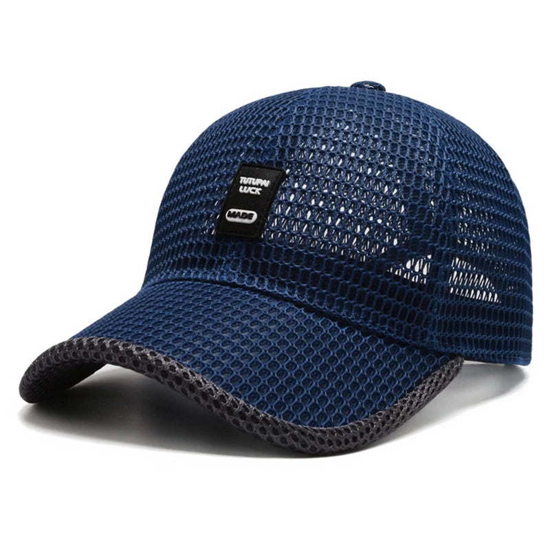 Gorra Malla Verano Secado Rápido Transpirable Anti-UV Hombre Mujer - Corporación Turística