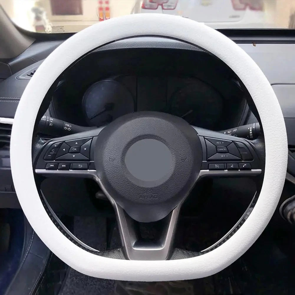 Protector Volante Coche Silicona 38cm - Transpirable y Antideslizante Verano - Corporación Turística