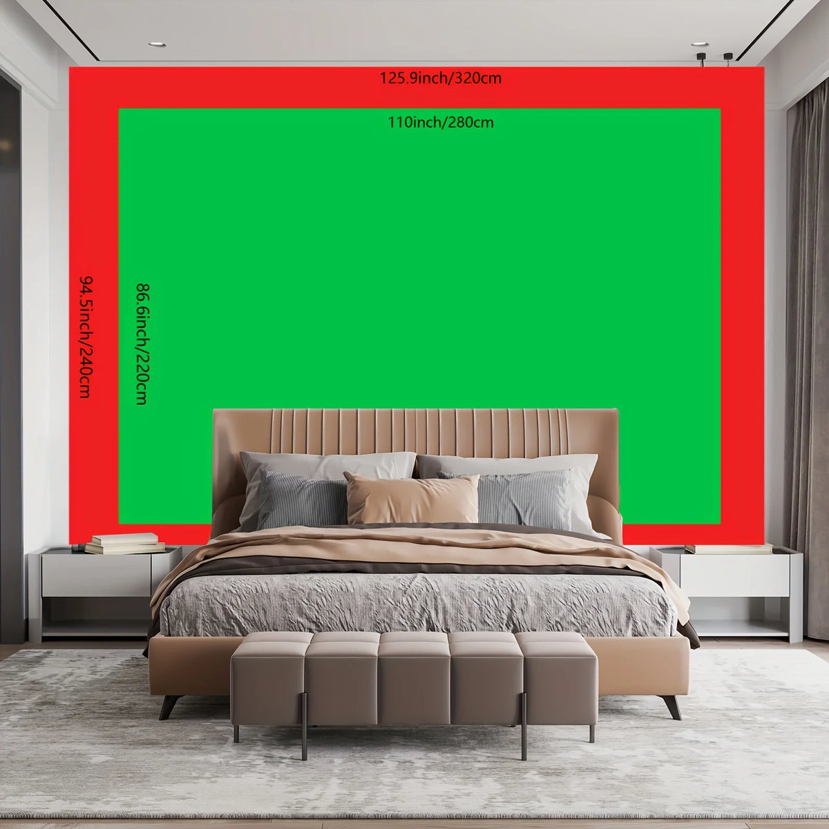 Fondo Foto 2D Poliéster Paisaje Piscina Cueva - Decoración Fiesta