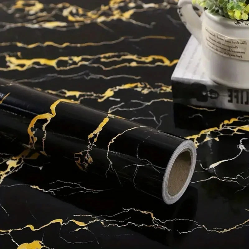 Pegatina Pared PVC 40cm Marmol Autoadhesiva Impermeable