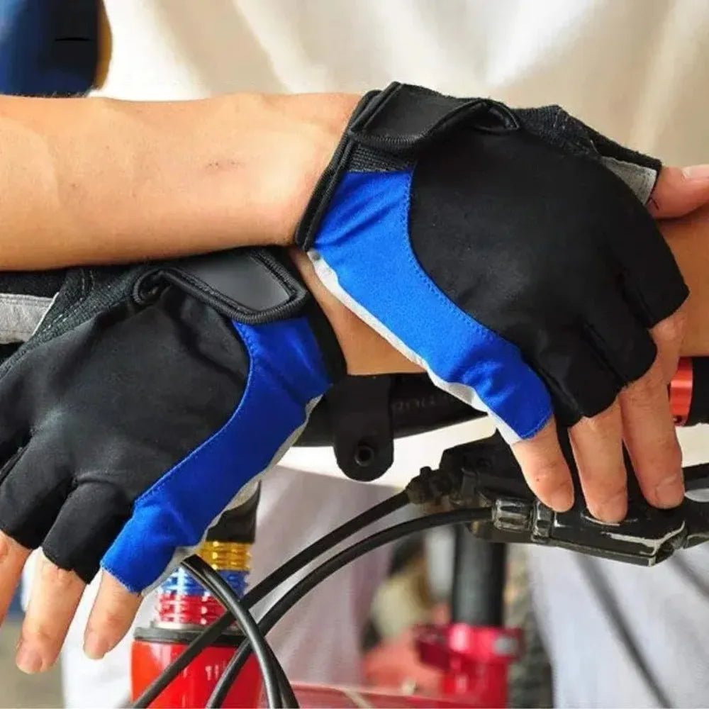 Guantes Ciclismo Medio Dedo - Transpirables y Antideslizantes Verano - Corporación Turística