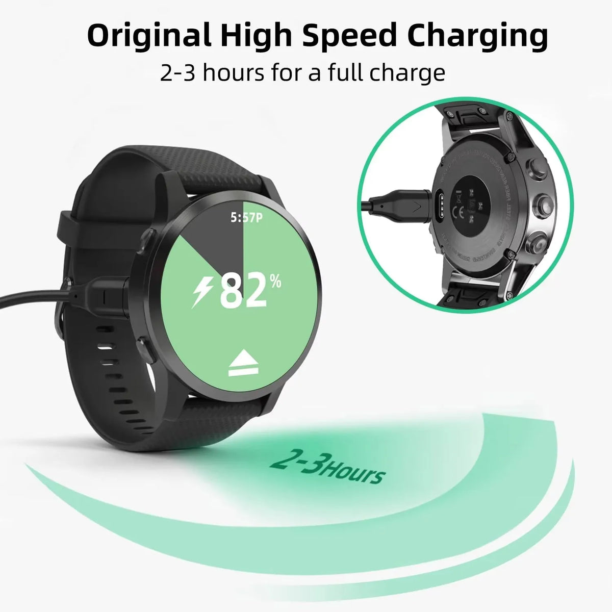 Cargador Garmin USB-C Universal Fenix 5/6/7 Pro: Carga Rápida y Portátil - Corporación Turística