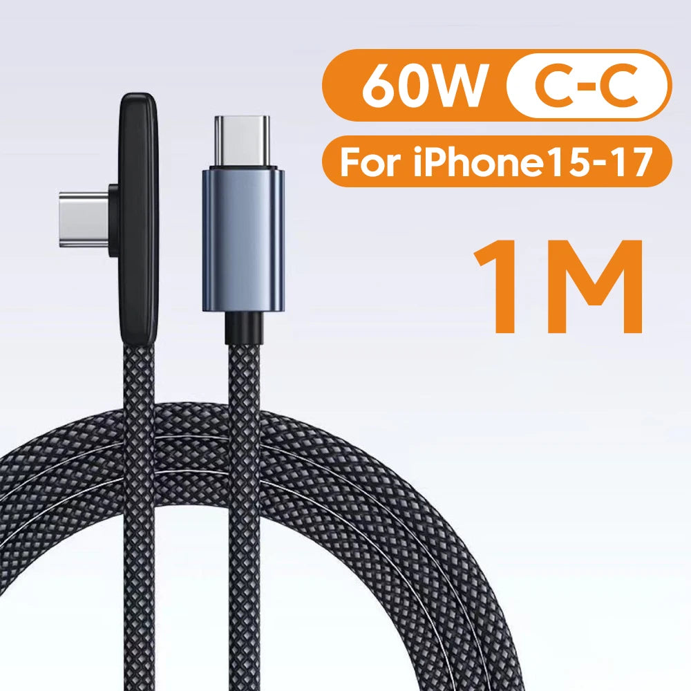 Cargador USB-C 100W 90°: Carga Rápida PD para Samsung, Huawei - Corporación Turística