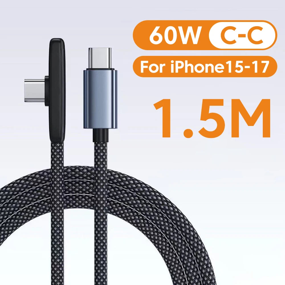 Cargador USB-C 100W 90°: Carga Rápida PD para Samsung, Huawei - Corporación Turística
