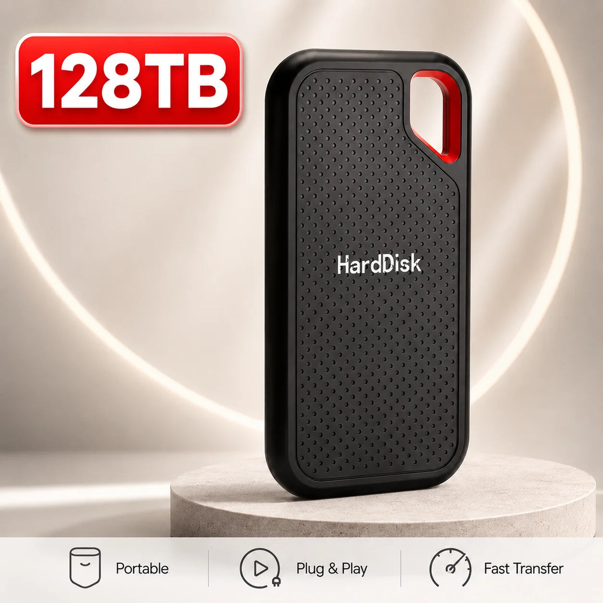 SSD Externo 1TB USB 3.1 Portátil - Alta Velocidad para PC/Mac