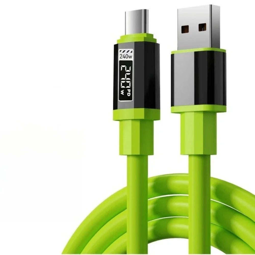 Cable USB-C PD 240W Carga Rápida iPhone 17/16/15 Samsung Xiaomi - Corporación Turística