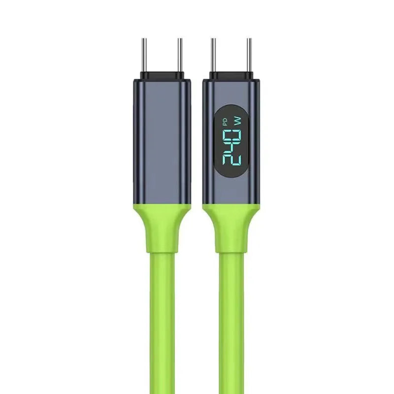 Cable USB-C PD240W 6A Carga Rápida con Pantalla Digital - Corporación Turística