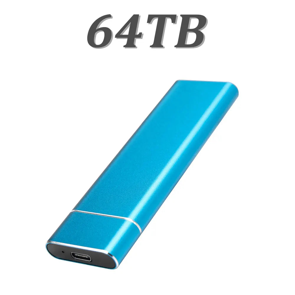 SSD Externo 8TB USB 3.1 Tipo-C Portátil - Rápido y Amplio