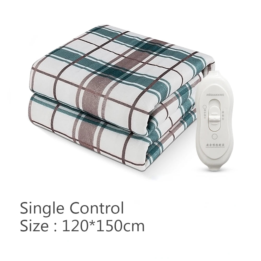 Manta Eléctrica Doble Cuerpo 110V/220V - Calefactor Grueso Invierno - Corporación Turística
