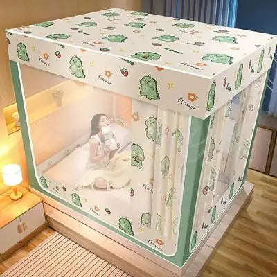 Mosquitera Cuna Anticaída Yurta Mongol Infantil (1.5m/1.8m)